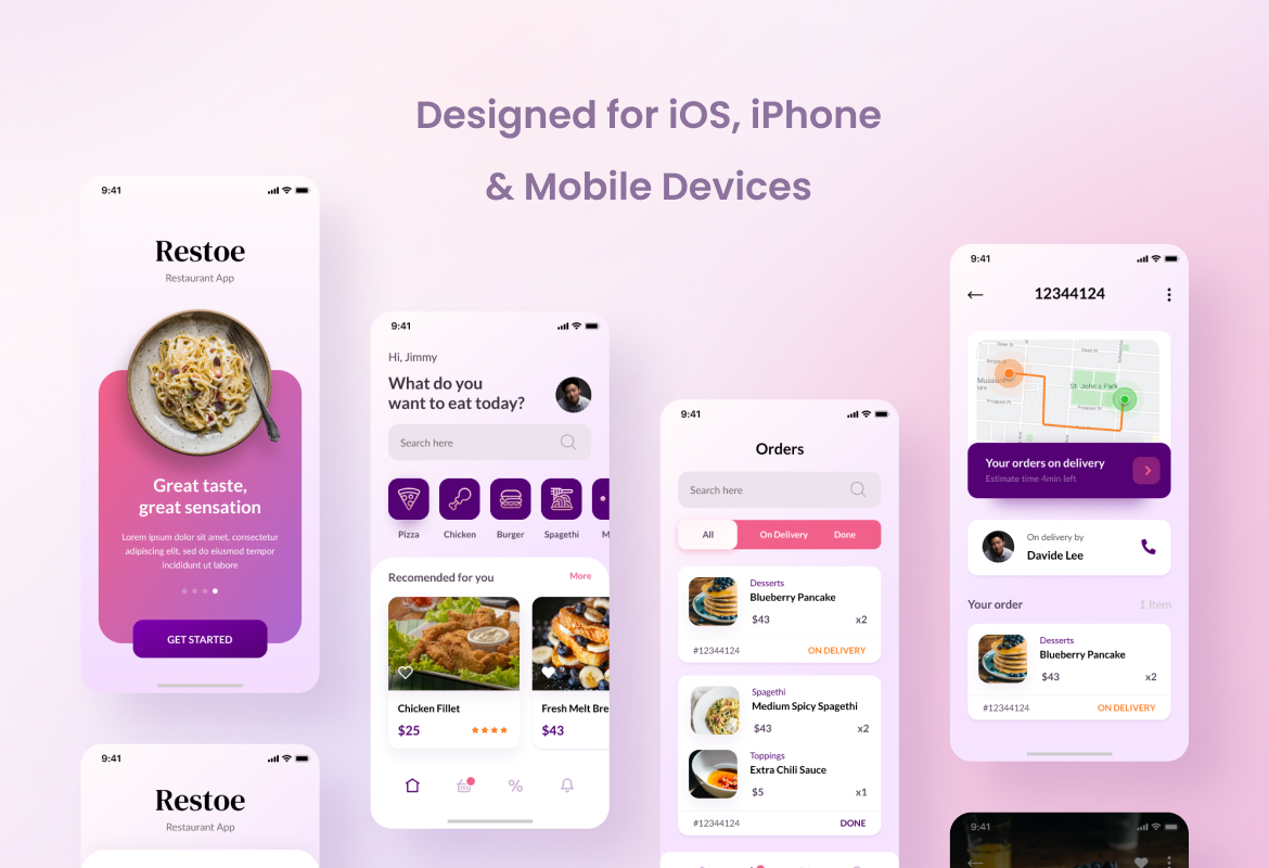 Figma Restaurant Template Free